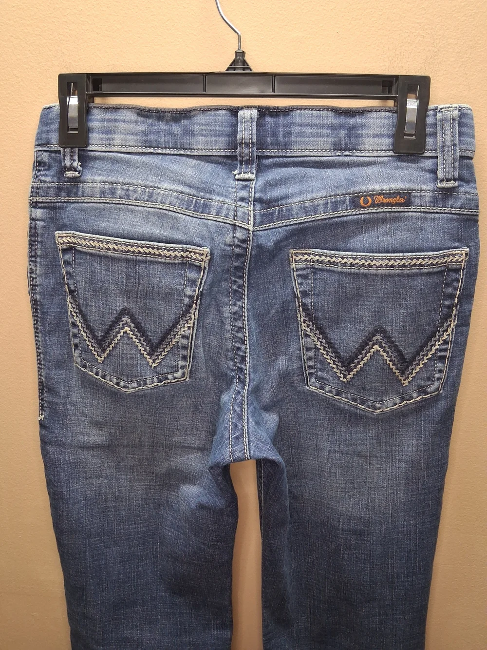 Wrangler Willow Ultimate Riding Jeans Women's 5x34 Blue Bootcut Stretch 10WRW60D - Picture 9 of 10